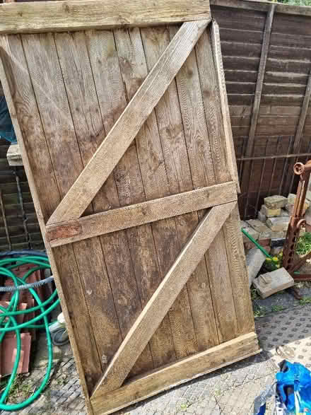 Photo of free Old ledge and brace garden gate. (New Hinksey OX1) #2