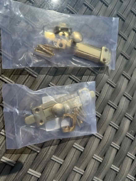 Photo of free Two heavy duty brass bolts (Warlingham CR6) #1