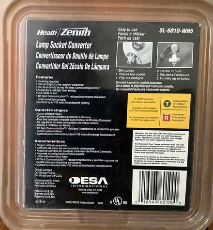 Photo of free Lamp socket converter (Brightwood, Washington D) #2
