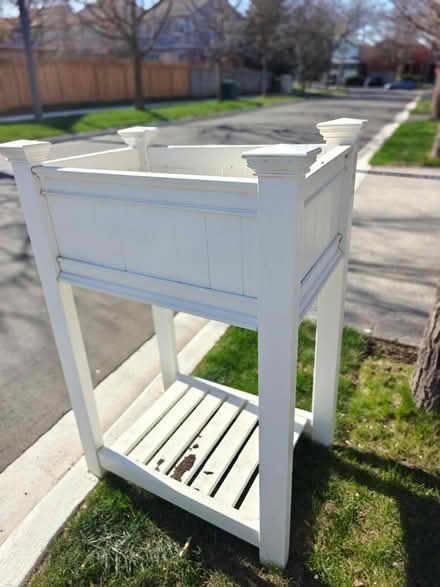 Photo of free tall planter box (2808 Tradewind Dr., Miss.) #1