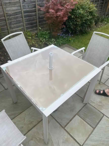 Photo of free Small garden table (Chertsey) #1