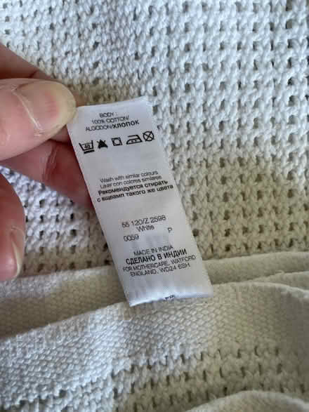 Photo of free 2 white baby blanket (Hatch Warren RG22) #2