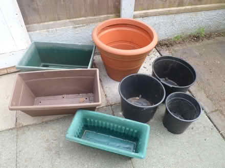 Photo of free Plastic Plant Pots and Troughs (Moreton CH46) #1