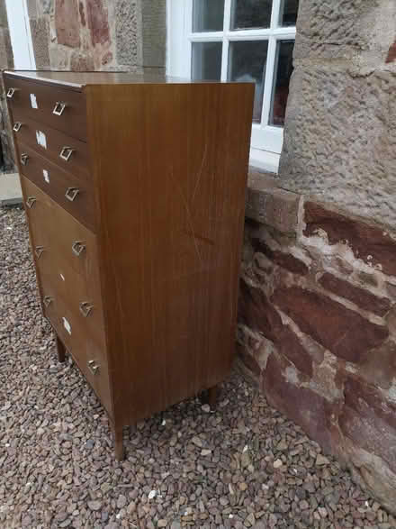 Photo of free Tall chest of drawers needing tlc (Pathead EH37) #2