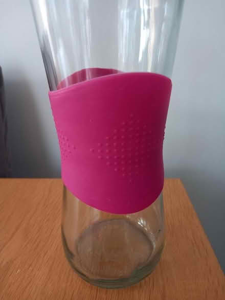 Photo of free 750ml Glass Drinking Bottle (with removable silicon grip) (Panshanger AL7) #3