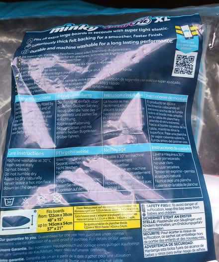 Photo of free Large Minky ironing board cover. (Enfield EN1) #2