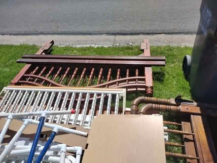 Photo of free headboards, footboards, crib (Briarcliff heights) #1