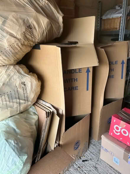Photo of free Cardboard Boxes plus Packing Paper (Ebley) #2
