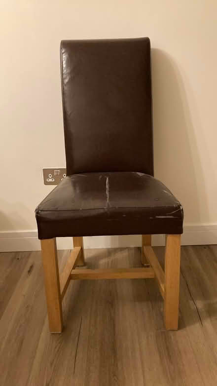 Photo of free Brown high backed chair (Normandy nr Guildford GU3) #1