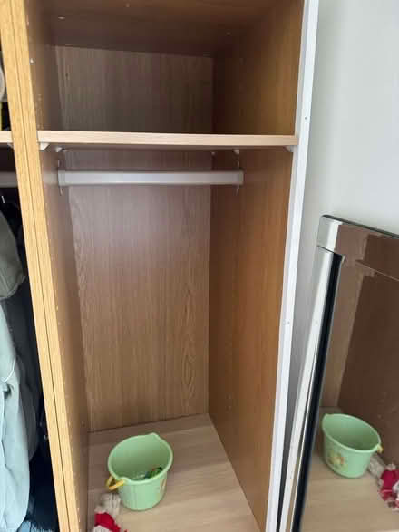 Photo of free IKEA small pax wardrobe with basket drawers (Lamberhead Green WN5) #1