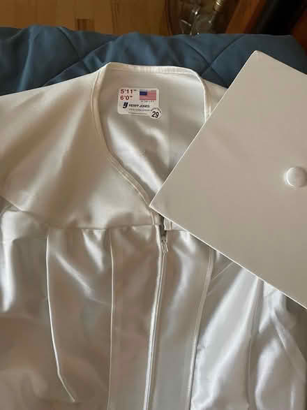 Photo of free White Graduation Gown (Lutz) #2