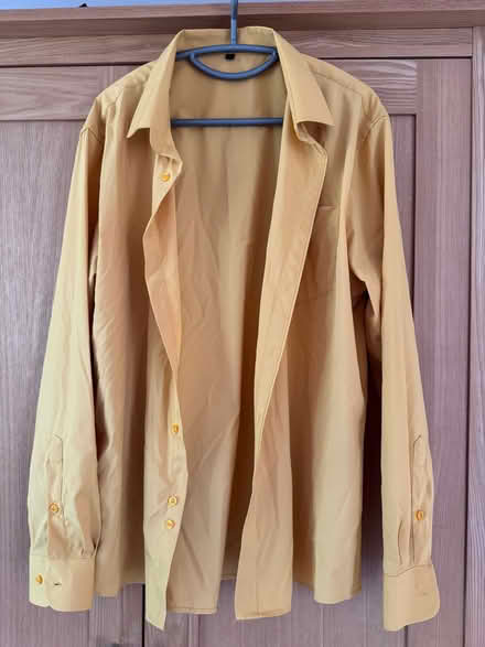 Photo of free Adult large yellow shirt (Woodley RG5) #1