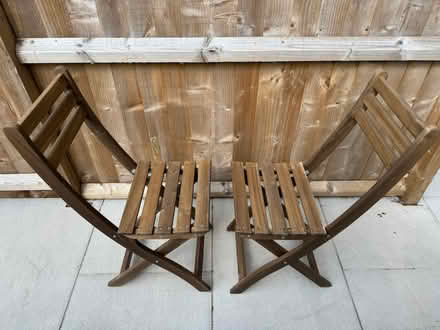 Photo of free Wooden foldable chairs (CB1) #2