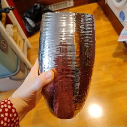 Photo of free Ceramic loo brush holder, metallic (S11 Brincliffe) #1