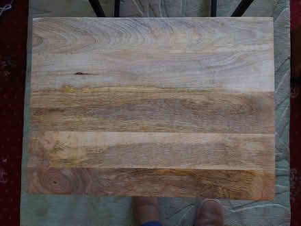 Photo of free Pair of metal & mango wood side tables (Clerwood EH12) #2