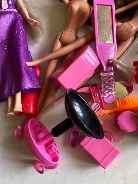 Photo of free 3 x Barbie Style Figures + Accessories (St James, South Elmham IP19) #3