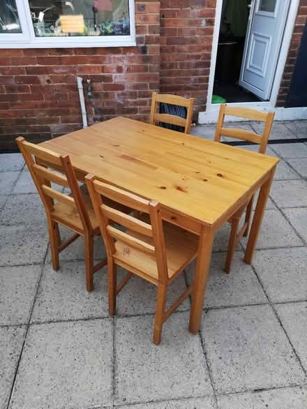 Photo of free IKEA Table & 4 Chairs (Kiveton Park, S26) #1