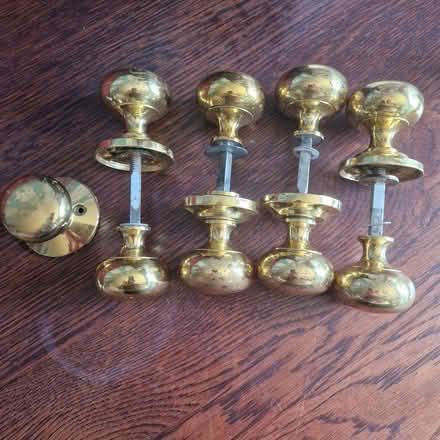 Photo of free brass plated doorknobs (Cherry Orchard SY2) #3