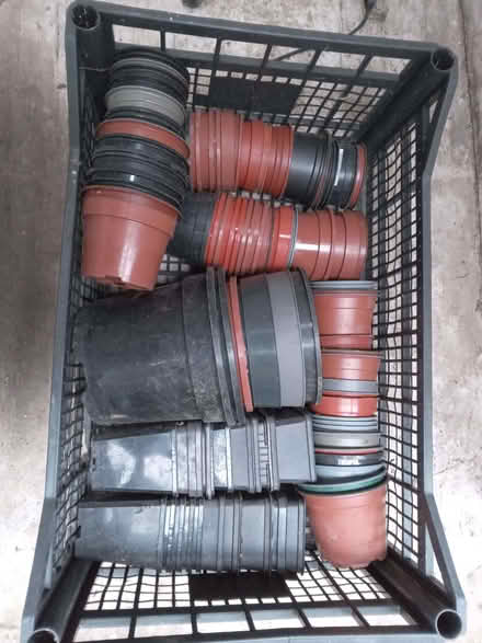 Photo of free Crate of plant pots (Kingswood BS15) #1