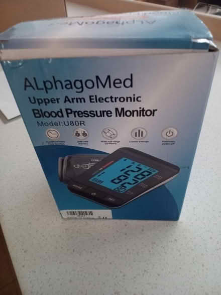 Photo of free AlphagoMed Upper Arm Electronic Blood Pressure Monitor (Kings Sutton OX17) #1