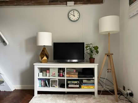 Photo of free TV unit, Wooden, White (GU9) #1