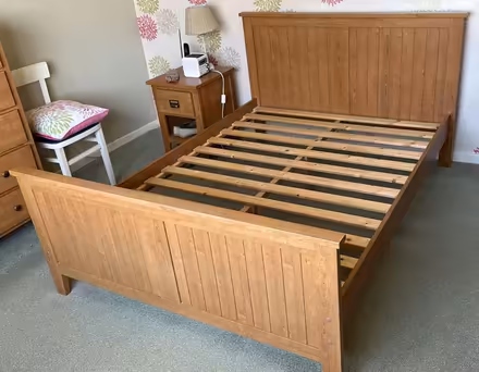 Photo of free Vgc double bed frame (Burgess hill) #2