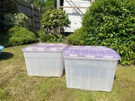 Photo of free Plastic storage boxes (Fareham PO14) #1