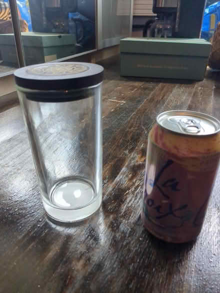 Photo of free Glass candle container (Logan circle) #1