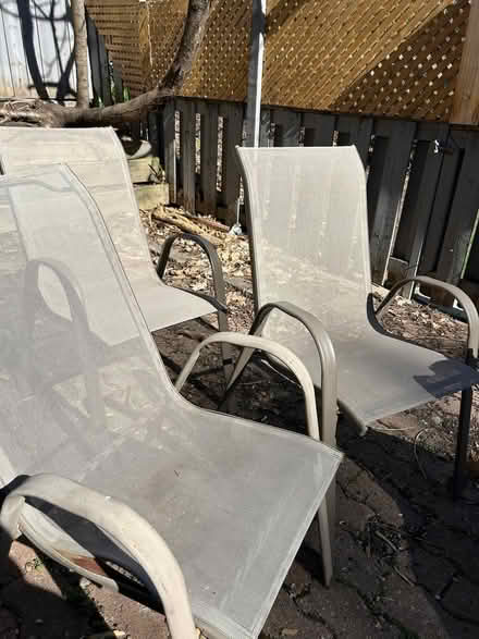 Photo of free 3 Outdoor Chairs (Nepean, Centrepointe) #2
