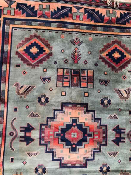 Photo of free Fringed rug - will be binned Weds (Marton) #3