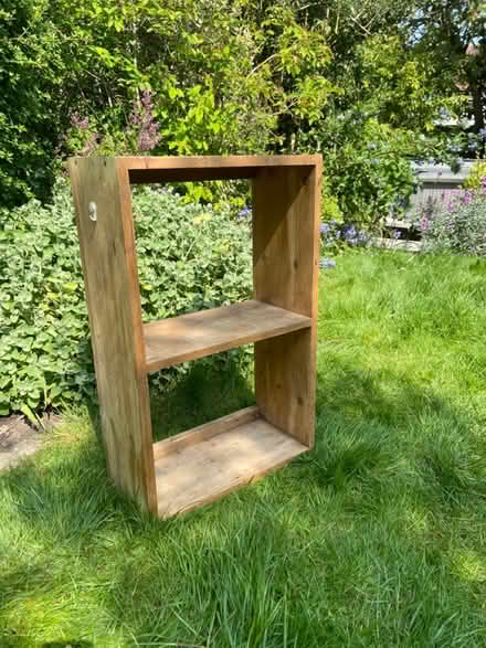 Photo of free Small wooden shelf unit (Shortlands, BR2) #1