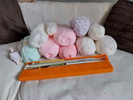 Photo of free Knitting wool mixed knitting needles (Fallings Heath WS2) #1