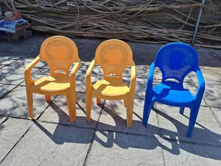 Photo of free 3 x Child's Garden Chairs (Midsomer Norton (BA3)) #1
