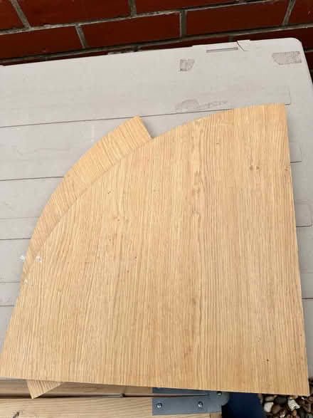Photo of free Oak effect corner shelf unit (Colchester CO4) #3