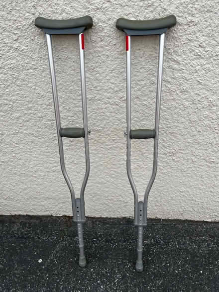 Photo of free Crutches and ‚Aircast‘ single shoe (San Mateo Knolls (El Camino)) #1