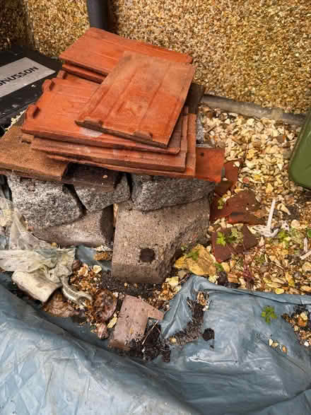 Photo of free Some bricks and roof slates. (Lye Valley OX3) #1