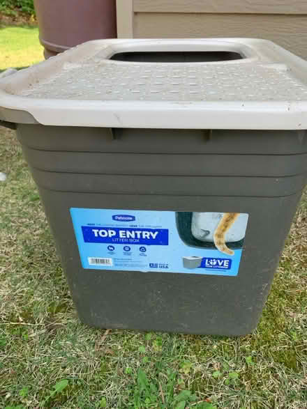 Photo of free Cat litter box- top entry (Johns Creek) #1