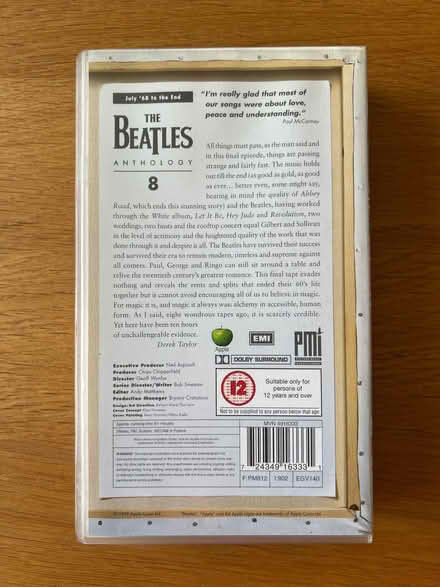 Photo of free beatles anthology vhs (Knotty Ash L14) #2