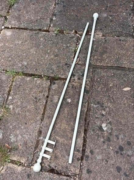 Photo of free 2 x 120cm urtain poles (RG4) #1