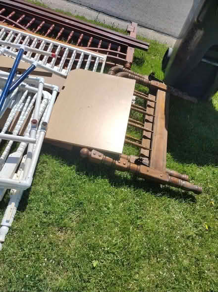 Photo of free headboards, footboards, crib (Briarcliff heights) #4