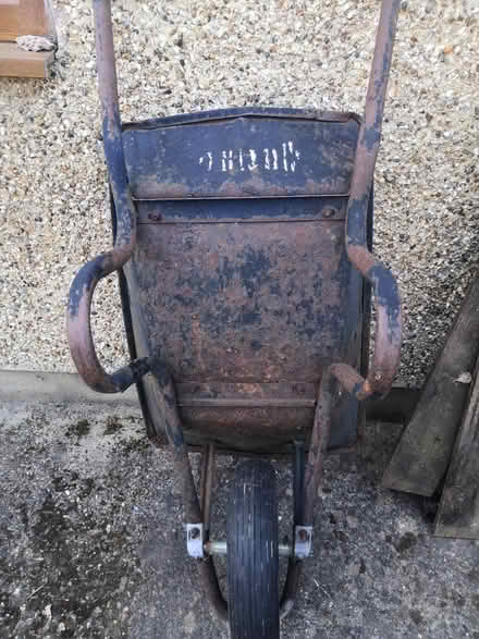 Photo of free Old but serviceable wheelbarrow (Burnham) #1