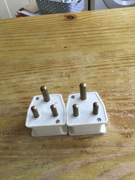 Photo of free Adaptors for South Africa (Calcot RG31) #1