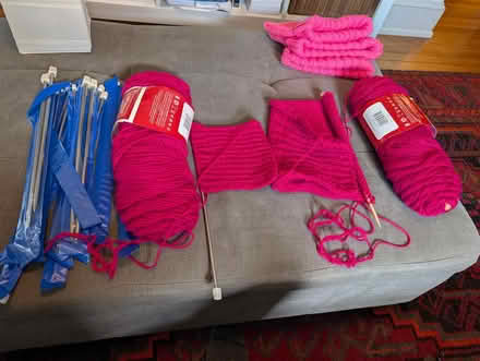 Photo of free knitting supplies (capitol hill) #1