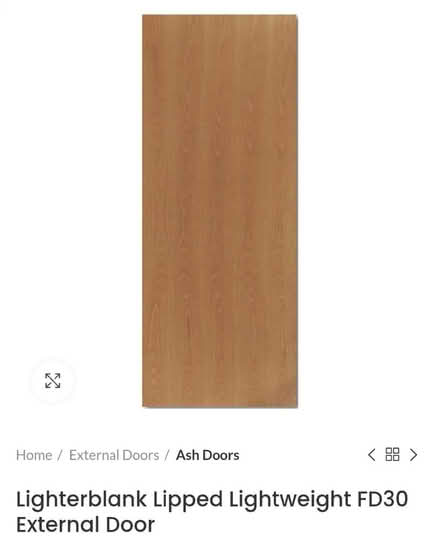 Photo of Lightweight external wooden door (Newton Hill WF1) #1