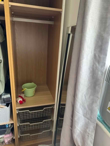 Photo of free IKEA small pax wardrobe with basket drawers (Lamberhead Green WN5) #3