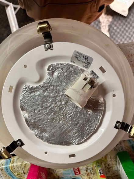 Photo of free Glass shade ceiling light fitting (Colchester CO4) #3