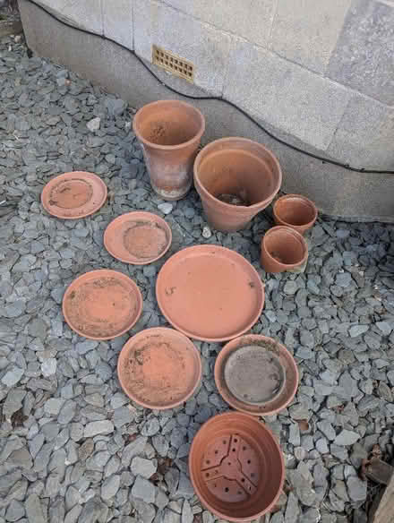 Photo of free Garden pots and saucers (Combe Down) #1