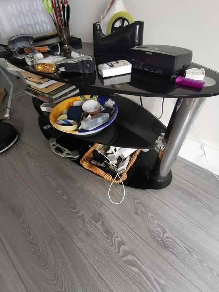 Photo of free Glass TV table (Dublin 18) #1
