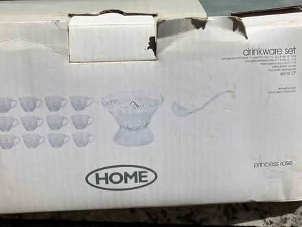 Photo of free Glass punch bowl set (Old Town Bowie) #2