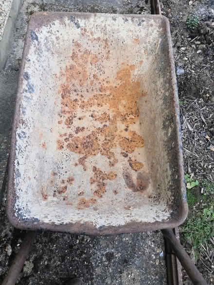 Photo of free Old but serviceable wheelbarrow (Burnham) #3
